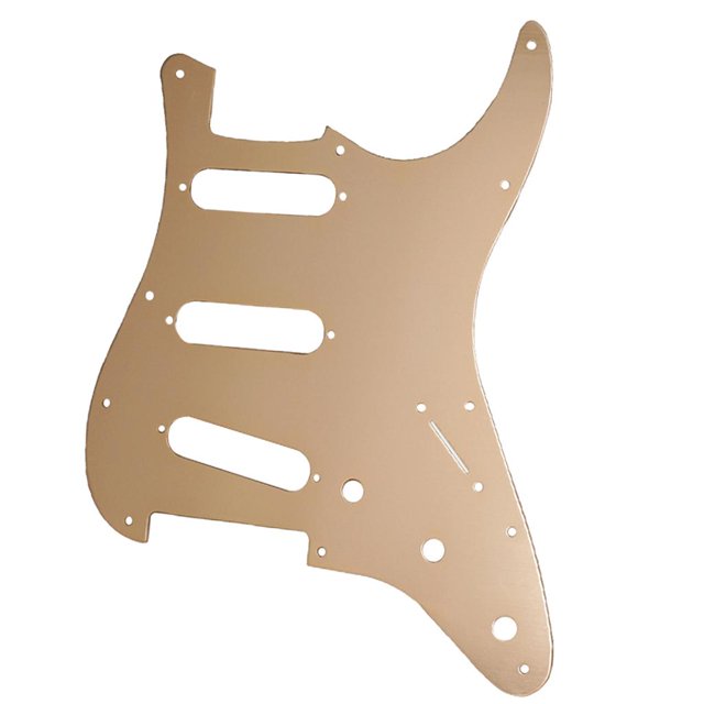 Pickguard de Guitarra Sunnimix Lujo Dorado 11 Agujeros Guitarra Eléctrica