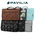 thumbnail image 7 of PAVILIA Hanging Toiletry Bag Men Women, Travel Kit Foldable Toiletries Organizer, Roll up Cosmetics Makeup Bag Accessories, Waterproof Essentials Dopp Case (Brown), 7 of 7