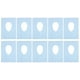 thumbnail image 1 of 10 PCS Papeles de inodoro desechables embarazadas Papeles de baño de higiene de viaje de mujeres (cielo azul), 1 of 6