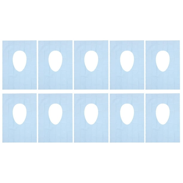 10 PCS Papeles de inodoro desechables embarazadas Papeles de baño de higiene de viaje de mujeres (cielo azul)