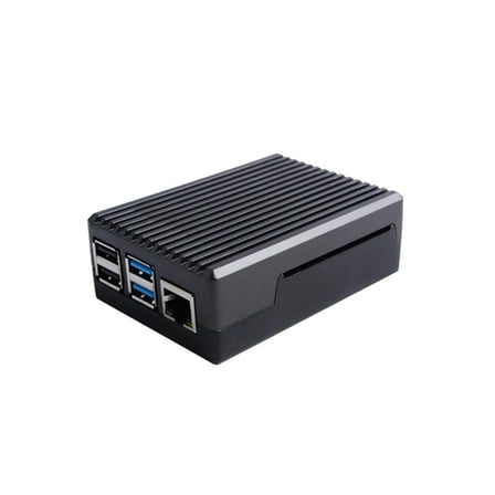 AAAwave ODS716 Aluminium Alloy Cooling Case for Raspberry Pi 4B-Black