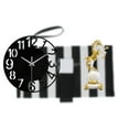 thumbnail image 2 of Figura De Caballo, Estatua Moderna, Colección De Adornos De Mesa, Escultura De Animal, Reloj Decorativo, Silencioso, Fácil De Leer, Reloj De Pared Redondo Simple., 2 of 8