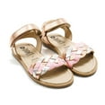 thumbnail image 1 of Old Soles Girls Tripelie Adjustable Leather Sandals, Copper \ Silver \ Pearlised Pink,29 EU (12 US) M US, 1 of 7