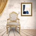 thumbnail image 3 of Barnes, Victoria 25x32 Gold Ornate Wood Framed with Double Matting Museum Art Print Titled - Denim and Sand I, 3 of 4