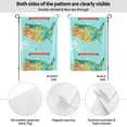 thumbnail image 2 of Wukai USA Tourist Map Garden Flags Double Sided Welcome Garden Yard House Flags Outside Outdoor House (Only Flag), 2 of 8