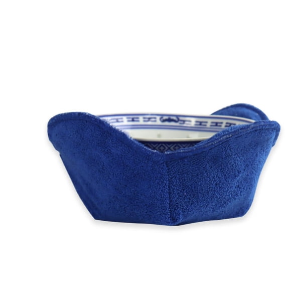 Clearance Under $2.84! 1 Pack Microwave Bowl Cozy, Heat-Proof Pad for Hot and Cold Dishes (Blue, One Size)