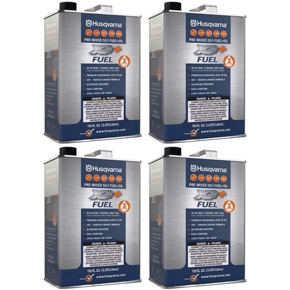 Husqvarna 4 Pack of XP 110-fl oz 50:1 Ethanol Free Pre-blended 2-cycle Fuel - 596834101-4PK