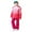 Hot Pink*, variant on Children Girls Clothing Sets Ski Suit Fuzzy Pocket Jacket and Pants Winter Snowboarding Warm Snow Suits Unisex Classic Stylish Outfit Sets