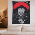 thumbnail image 6 of Pennywise Tapestry Wall Hanging, Elegant Wall Hanging Tapestries Wall Art for Bedroom Decor, Outdoor, Parties 60"x80", 6 of 8