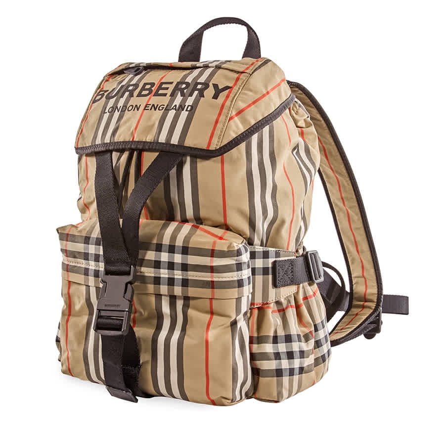 burberry print backpack