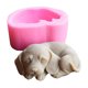 thumbnail image 1 of Moldes para velas de silicona para perros 3D, moldes para jabón para cachorros, moldes para hornear pasteles de chocolate, moldes para pasteles y perros (1 unidad), 1 of 5
