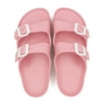 thumbnail image 4 of LAVRA Women Plaform EVA Slides Sandals | Adjustable Double Buckle Flatform Shoes | Rubber Beach Sandals | Casual Footbed waterproof Flat Sandals Women, 4 of 5