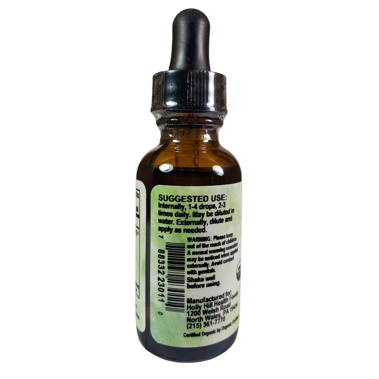 Holly Hill Health Foods Organic Oregano Oil, 1 Fluid Ounce
