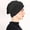 Black, variant on Turbans for Women, 4 Pack Soft Stretch Chemo Headwear, Adjustable Pre-Tied Head Wraps Skull Caps for Hair Loss Cancer Patients