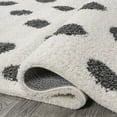 thumbnail image 6 of JONATHAN Y MOROCCAN HYPE 5 x 8 Area Rug, Pere Charcoal Dot Shag - White/Gray, MOH411A-5, 6 of 10