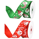 thumbnail image 1 of Cinta Cinta de envoltura navideña Cinta decorativa para manualidades navideñas para decoraciones festivas del hogar, 1 of 5