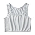 thumbnail image 5 of Faja interior para estudiantes femeninas, súper plana, invisible, para el pecho, corta, encogida, para el pecho, grande, pequeña, deportiva, para mujer, 5 of 5