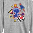 thumbnail image 3 of Peanuts - Space Snoopy Flair - Youth Long Sleeve Tee, 3 of 6