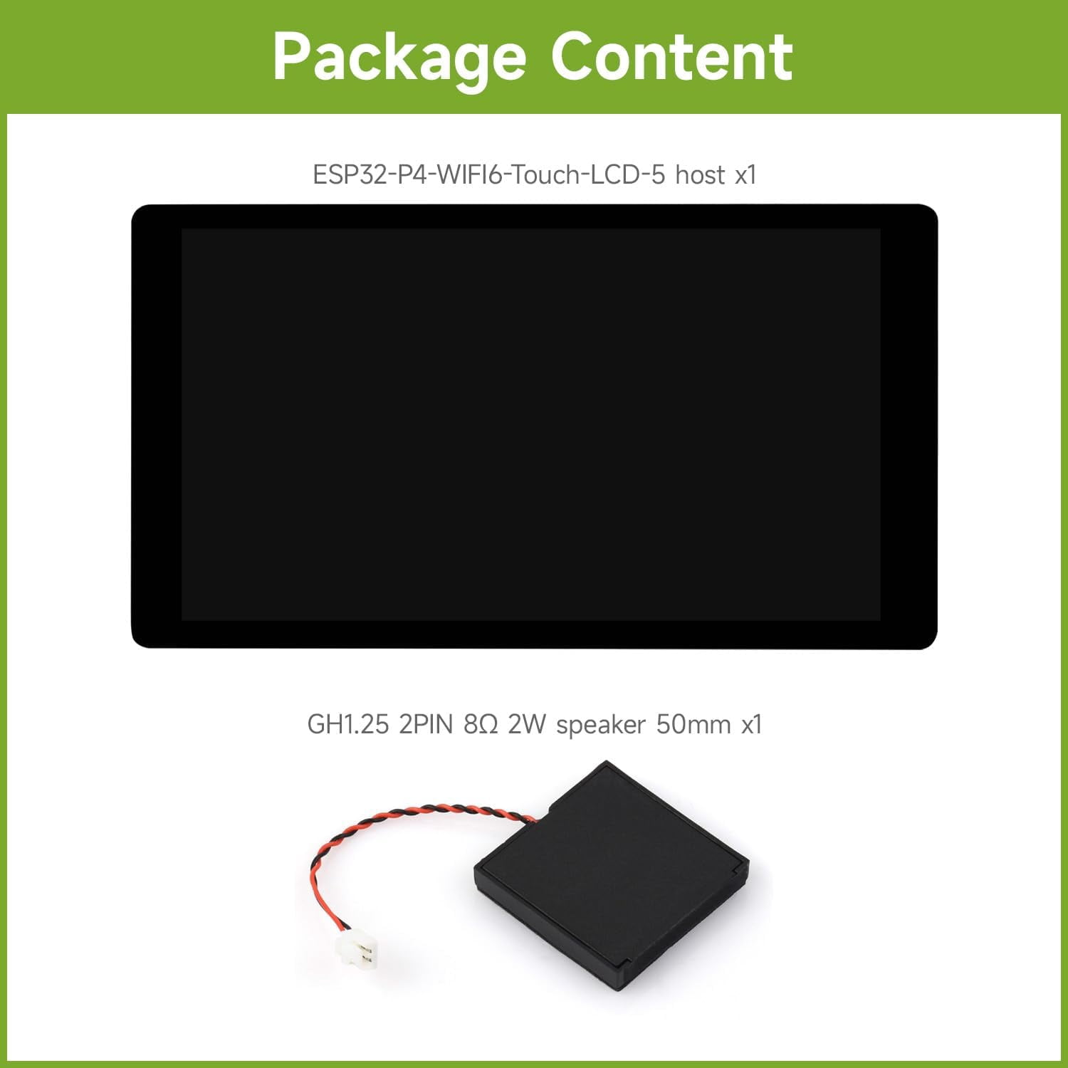 ESP32-P4-WIFI6 5inch Development Board, 720 × 1280 Resolution, 5-Point Touch, Onboard Audio codec chip, Supports Wi-Fi 6 and BLE 5