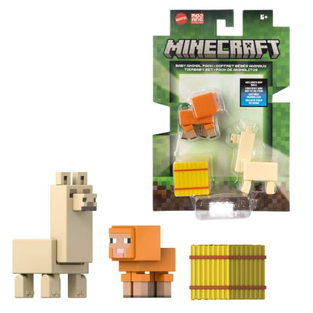 Minecraft Action Figures & Accessories Collection, 3.25-inch Scale & Pixelated Design (Characters May Vary)