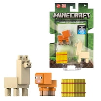 Minecraft Action Figures & Accessories Collection, 3.25-inch Scale & Pixelated Design (Characters May Vary)