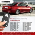 thumbnail image 3 of Key Fob Replacement Fits for 2006-2011 BMW 3 5 Series- 325i, 328i, 330i, 335i, 525i, 528i, 530i, 535i, 550i & More- Keyless Entry Remote Control Start Car Key Fobs, KR55WK49127, KR55WK49123, 3 of 9