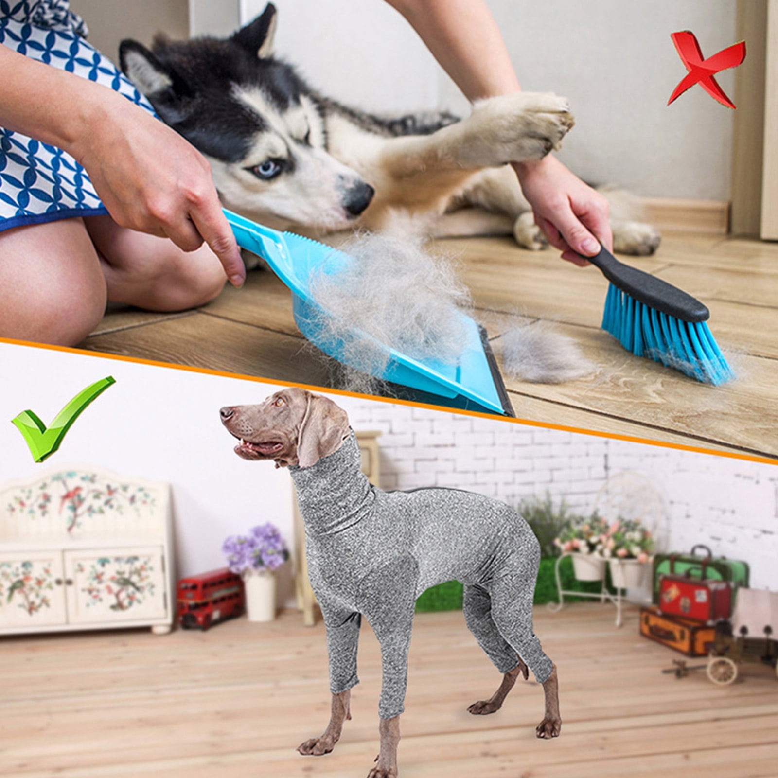Dog Jumpsuit for After Surgery Anti-Shedding Hair Dogs Recovery Suit Anxiety Prevent Pet Dog Shirt 4Leg Clothes for Pet
