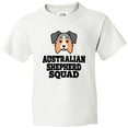 thumbnail image 3 of Inktastic Dog Australian Shepherd Squad Youth T-Shirt, 3 of 5