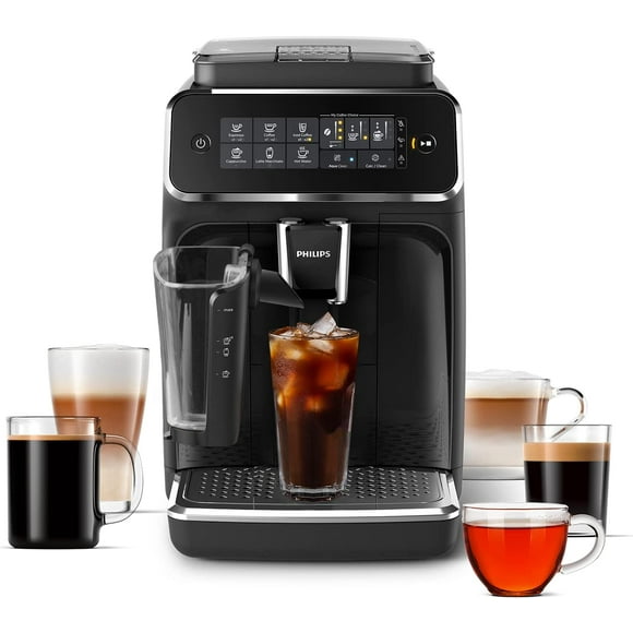 3200 Series Fully Automatic Espresso Machine w/Milk Frother Black EP3221/44