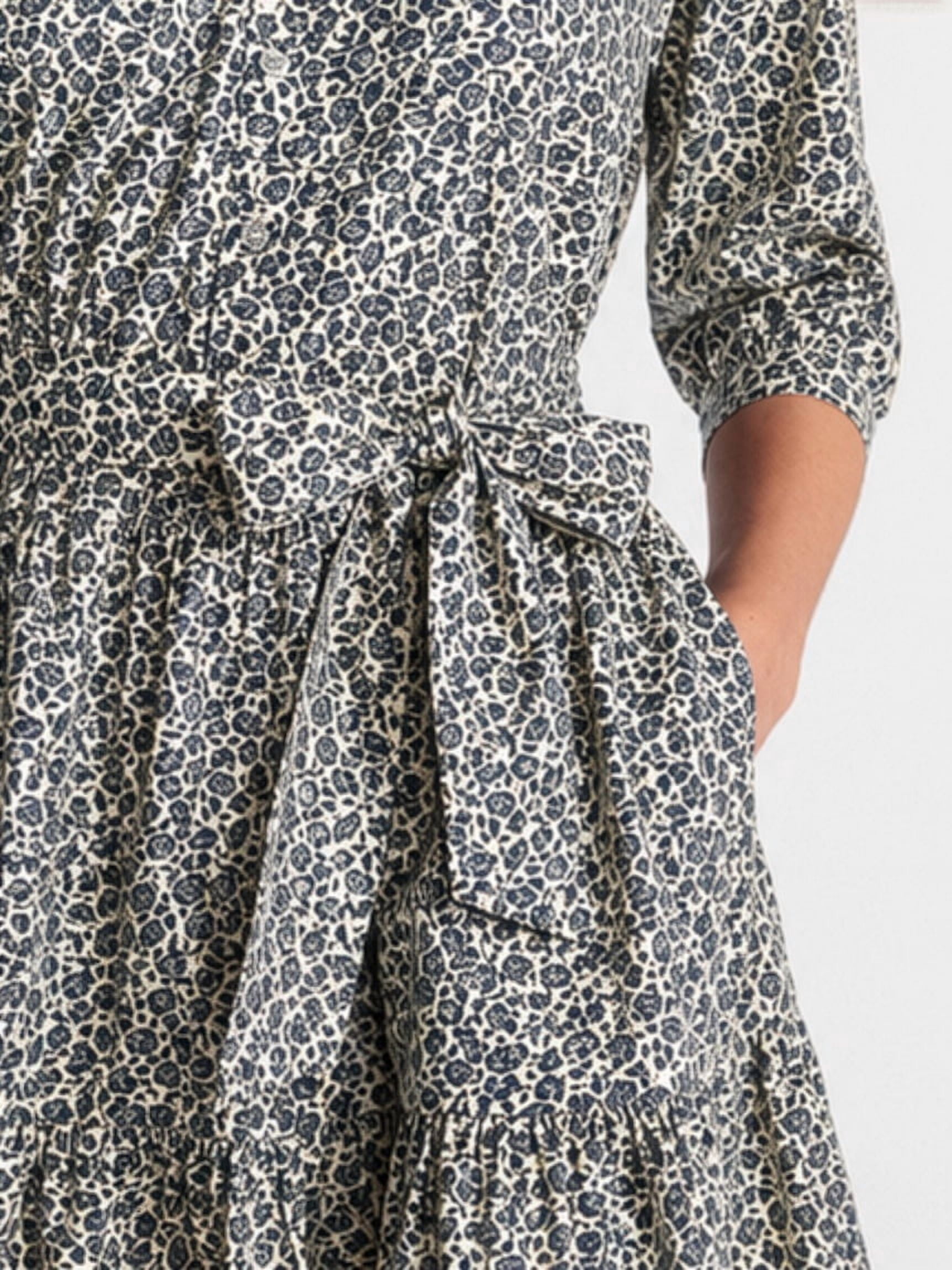 Time and Tru Women's Cotton Tiered Mini Dress with Ruffle Hem, Sizes XS-XXXL