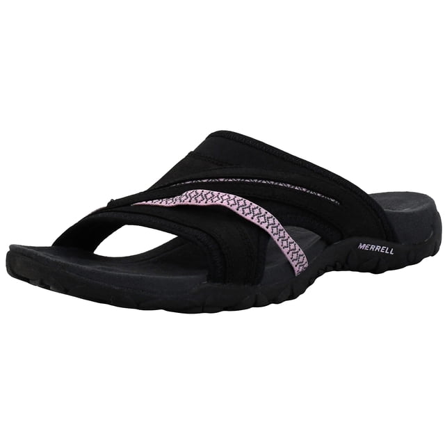 Sandalia Merrell Terran Slide II Mujer Negro/Lila Talla 11 US