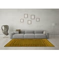 thumbnail image 3 of Ahgly Company Machine Washable Indoor Rectangle Southwestern Yellow Country Area Rugs, 2' x 3', 3 of 4