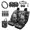 Camouflage Deer Decoration, variant on Chririnla 16PCS Auto Interior Accessory Set, with Soft Steering Wheel Cover, Oak Leaf Car Seat Covers, Seat Belt Covers, Car Coasters, Trash Bag, Universal for Most Cars