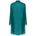thumbnail image 2 of Oyolan Gilets Kimono pour Femmes en Mousseline Transparente, Cache-Maillots Décontractés Amples, Boléro Ouvert à l'Avant, Vêtement d'Extérieur Vert TTG, 2 of 5