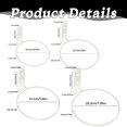 thumbnail image 3 of Metal Wall Mount Hanging Plant Pot Holder Ring, Modern Planter Hook For Balcony Patio Garden, 12.7cm Sturdy Stand For Flower Pot, 3 of 7
