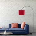 thumbnail image 4 of UPGRATOR 1Pc Durable Red Cloth Lampshade Decorative Light Cover for Home Table and Bedside Lamps, 4 of 4
