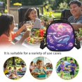 thumbnail image 6 of Jeiento Cute Whale Jellyfish School Lunch Bag with Handle Girls Lunch Boxes for School Thermal Meal Tote Kit Leakproof Keep Warm Small Lunchbox for Teen Kids Toddler for Travel Picnic Potluck Purple, 6 of 6