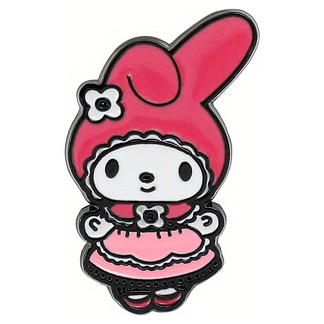Broche De Sanrio De Moda Para Hombres, Pin De Esmalte Kuromi De Thriller, Insignia De Metal De Hello Kitty De Fresa, Accesorios De Ropa De Mochila Para Hombres