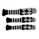 thumbnail image 5 of Juego de 3 fundas tejidas Cola Pom Pom Headcover para palos de golf Driver Wood Fairway gris, 5 of 8