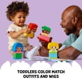 thumbnail image 5 of LEGO DUPLO My First Big Feelings & Emotions Interactive Toy, Colored Building Bricks and 4 Characters, Social and Emotional Play for Preschoolers, 1 Year Old and Up, 10415, 5 of 5
