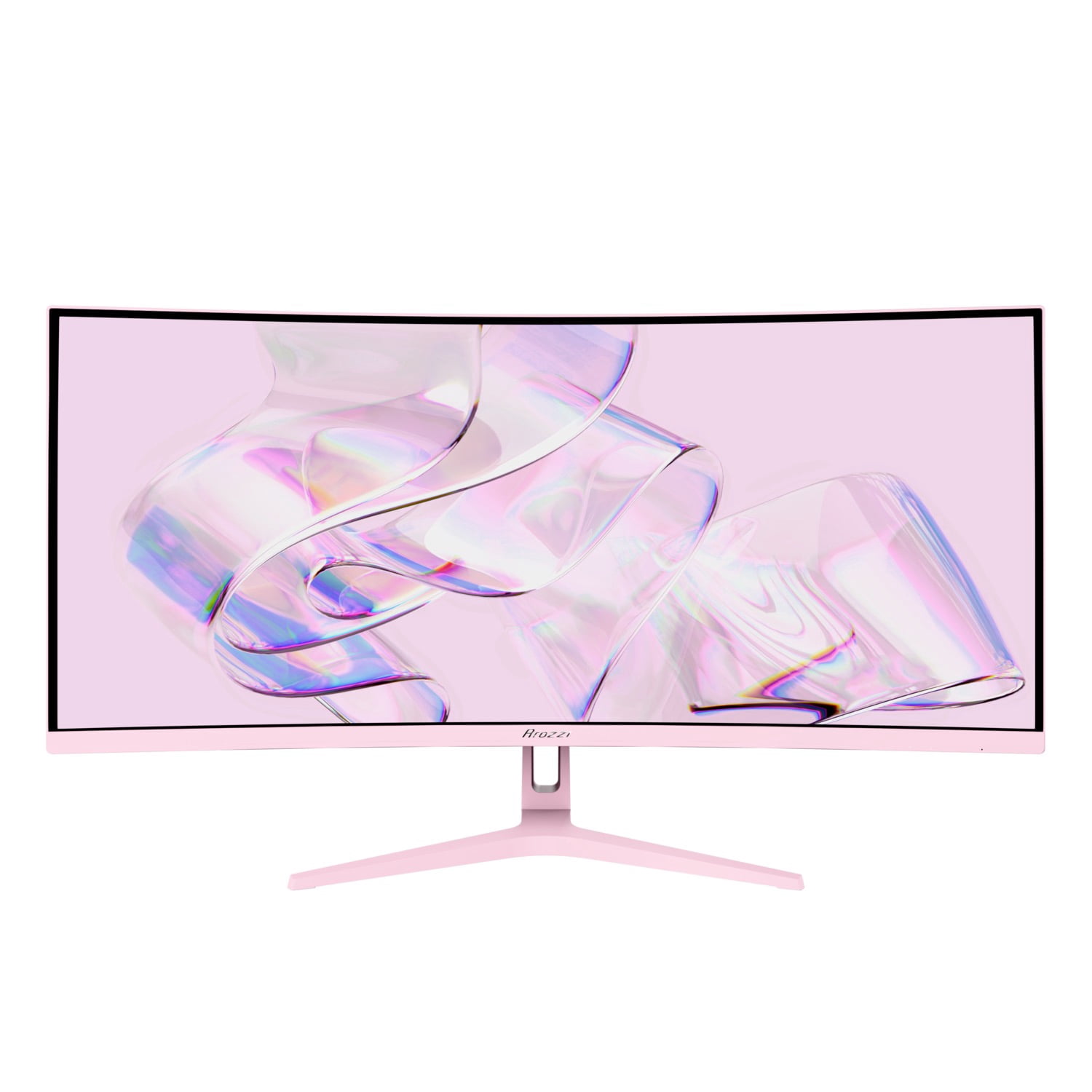 Arozzi Nova 34" Ultrawide Curved Gaming Monitor – VA, 3440x1440 UWQHD, 165Hz, 1ms, HDR10 – Pink