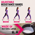 thumbnail image 5 of KOYMISKU Ankle Resistance Bands with Cuffs, Ankle Bands for Working Out, Leg and Glute Exercise Equipment for Kickbacks, Home Gym Workout Bands for Women, 5 of 8