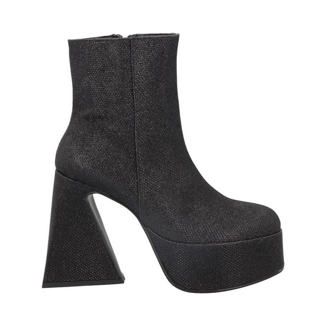 Botas Mujer Miracol By Mama Lola Malla Vestir Suela Block Negro 23.5