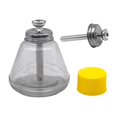 thumbnail image 1 of Dispensador de bomba de presión de 180 ml, botella de vidrio prensable, para uso doméstico, con escalas medidoras, recargable, a prueba de fugas, para, 1 of 7