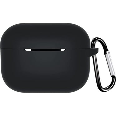 2 Pack for Airpods Pro 2nd Generation Case Cover, Soft Silicone Shock-Absorbing Protective Case with Keychain for New Apple Airpods Pro 2 Case 2022 [Front LED Visible] ,Black
