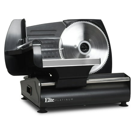 Elite Platinum EMT-625B Ultimate Precision Electric Deli Food Meat (Best Meat Slicer For Jerky)