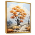 thumbnail image 2 of Designart "Warm Orange Maple Panorama" Tree Maple Floater Framed Canvas Wall Art, 2 of 5