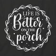 thumbnail image 2 of Better On The Porch T-Shirt | Country Living Black Tee Gift, 2 of 5