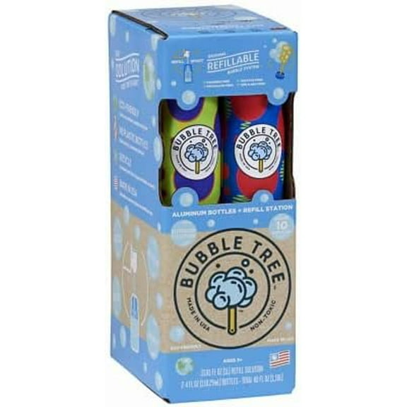 51477 1-Liter 2-Bottle Original Refillable Bubble System - Quantity 6