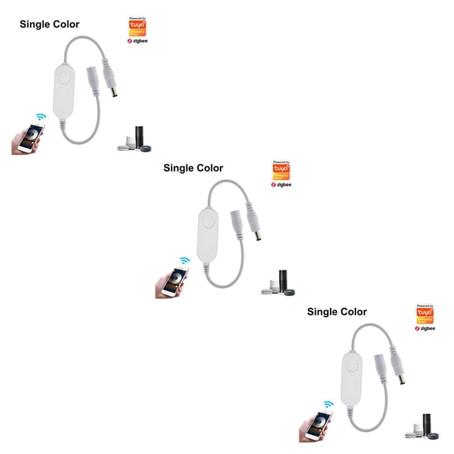 Sidaley Controlador de tira de luz LED RGB, control remoto de teléfono móvil, decoración de música de pared para el hogar, piezas de Type3 NO3